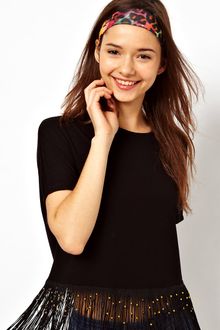 River Island Bright Leopard Print Stretch Head Band - Lyst