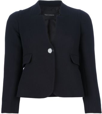 Tara Jarmon Button Front Coat - Lyst