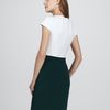 Theory New Recovery Twotone Dress Julep in White (julep.f25) - Lyst