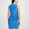 Tibi Sleeveless Peplum Dress in Blue (persian blue) - Lyst