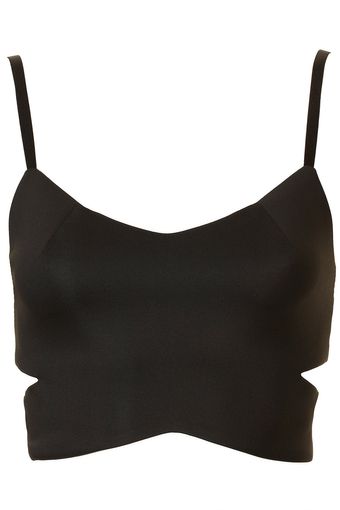 Topshop Peekaboo Cutout Bralet Top - Lyst