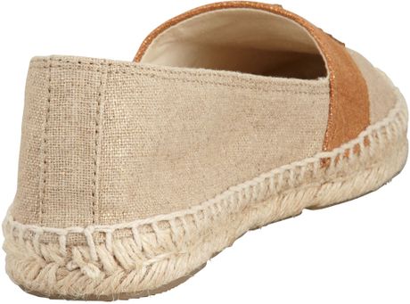 tory burch weston flat espadrille canvas