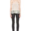 Valentino Four Leaf Clover Lace Top  in Beige (ivory) - Lyst