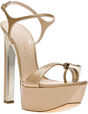 Casadei Platform Sandal - Lyst
