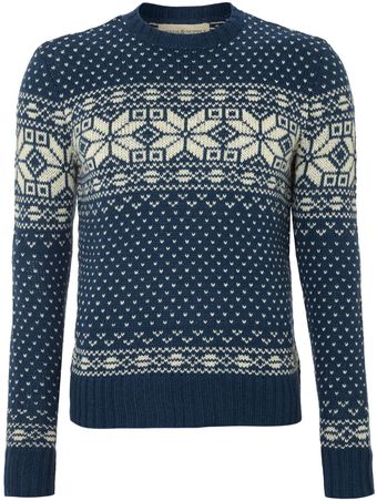 Denim And Supply Ralph Lauren Print Crew Neck Jumper - Lyst