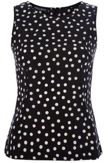 Dolce & Gabbana Sleeveless Polka Dot Top - Lyst