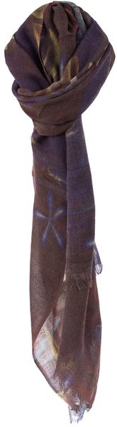 Dries Van Noten Printed Scarf - Lyst