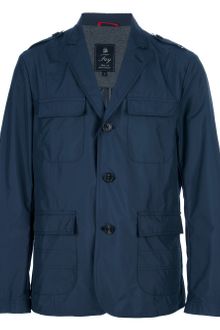 Fay Button Down Jacket - Lyst