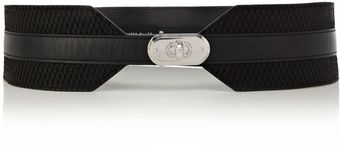 Karen Millen Textured Snake Waist Belt - Lyst