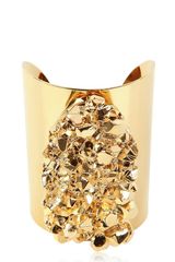 Michael by Michael Kors Gold Plated Rock Cuff