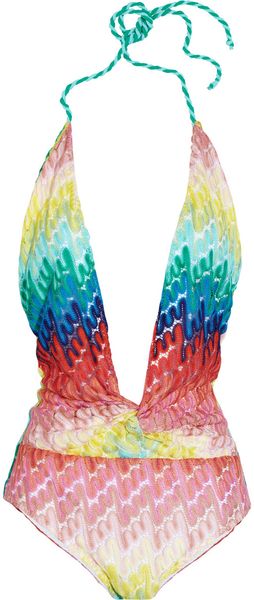Missoni Crochetknit Swimsuit - Lyst