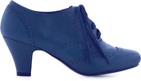 Modcloth Dance Instead Of Walking Heel in Blue in Blue - Lyst