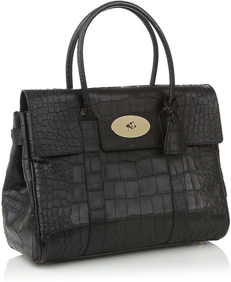 mulberry croc bayswater