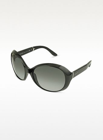 Prada Large Round Foldable Sunglasses - Lyst