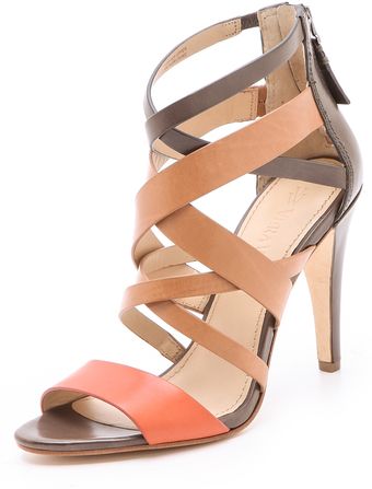 Vera Wang Hinda Strappy Sandals - Lyst