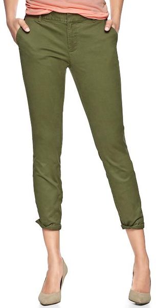 Gap Skinny Mini Skimmer Khakis - Lyst