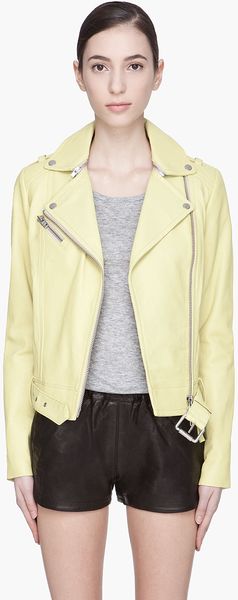 Mackage Leather Biker Jacket - Lyst