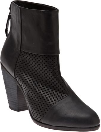 Rag & Bone Perforated Newbury Bootie - Lyst