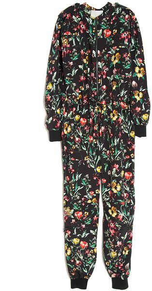 3.1 Phillip Lim Flower Print Jumpsuit - Lyst