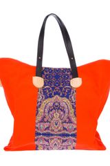 Carven Paisley Shopper