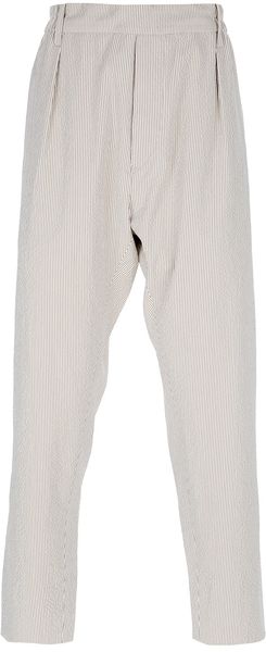 Christophe Lemaire Pinstriped Elasticated Trouser - Lyst