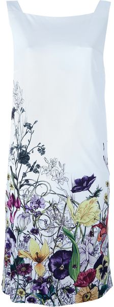 Gucci Floral Dress - Lyst