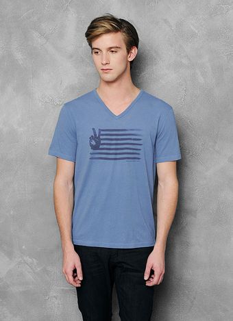 John Varvatos Peace Flag Tee - Lyst