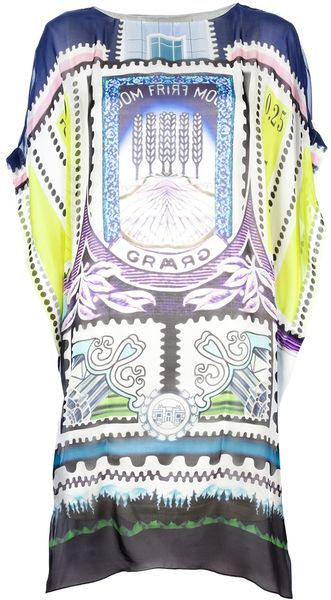 Mary Katrantzou Venezuela Printed Dress - Lyst