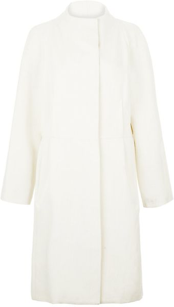 Nicole Farhi Structured Coat - Lyst