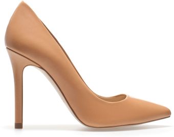 Zara Leather Court Shoe - Lyst