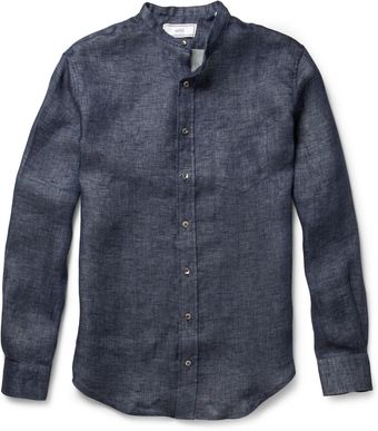 Ami Linenchambray Shirt - Lyst