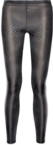 Aminaka Wilmont Printed Satin-Jersey Leggings - Lyst