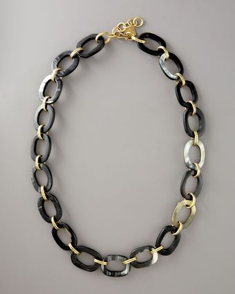 Ashley Pittman Be Chain Necklace Dark Hor - Lyst