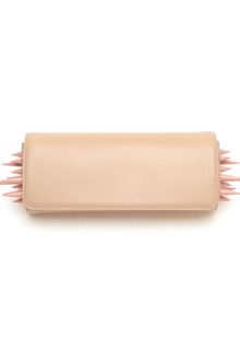 Christian Louboutin Marquise Spike Embellished Leather Clutch - Lyst