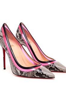 Christian Louboutin Paulina Python Leather Pumps - Lyst