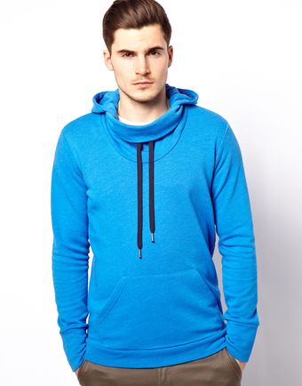 Diesel Hoodie Cowl Neck Serial - Lyst