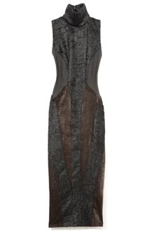 Donna Karan New York Turtleneck Collage Dress - Lyst