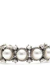 Lanvin Embellished Cuff Bracelet
