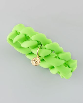 Marc By Marc Jacobs Rubber Turnlock Bracelet - Lyst