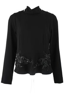 Marni Sequin Embroidered High Neck Top - Lyst