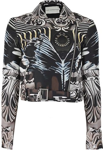 Mary Katrantzou Faille Nebraska Biker Jacket - Lyst