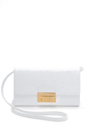 Michael Kors Collection Gia Clutch with Lock - Lyst