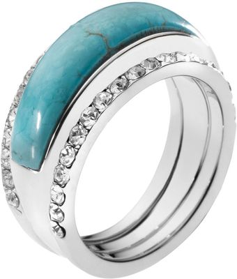 Michael Kors Pave Inset Ring - Lyst
