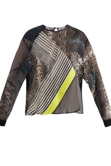 Preen Flag Printed Python Top - Lyst