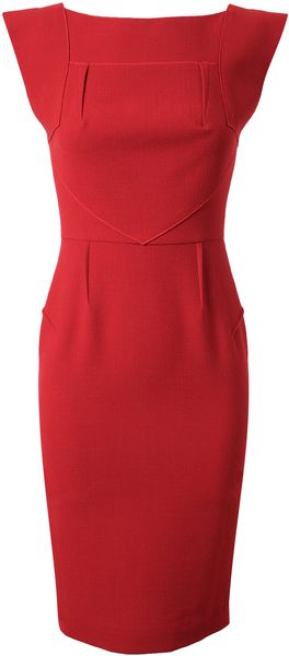 Roland Mouret Watson Stretch Crepe Wool Dress - Lyst