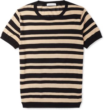 Sandro Fineknit Cotton Tshirt - Lyst