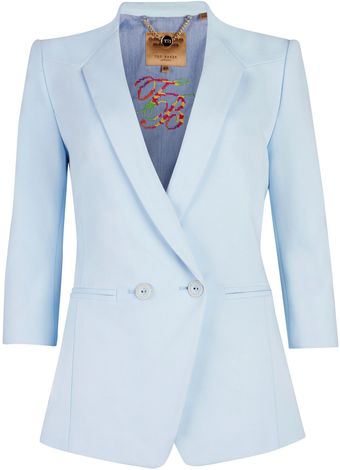 Ted Baker Meeda Double Breasted Blazer - Lyst