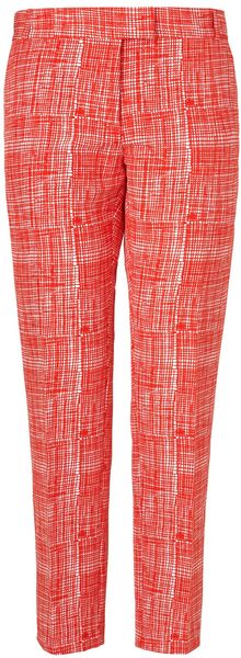 Boutique By Jaeger Summer Check Trousers - Lyst