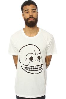 Cheap Monday The Bruce Skull Tee in White - Lyst