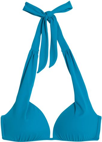 Heidi Klein Push Up Halter Bikini Top - Lyst